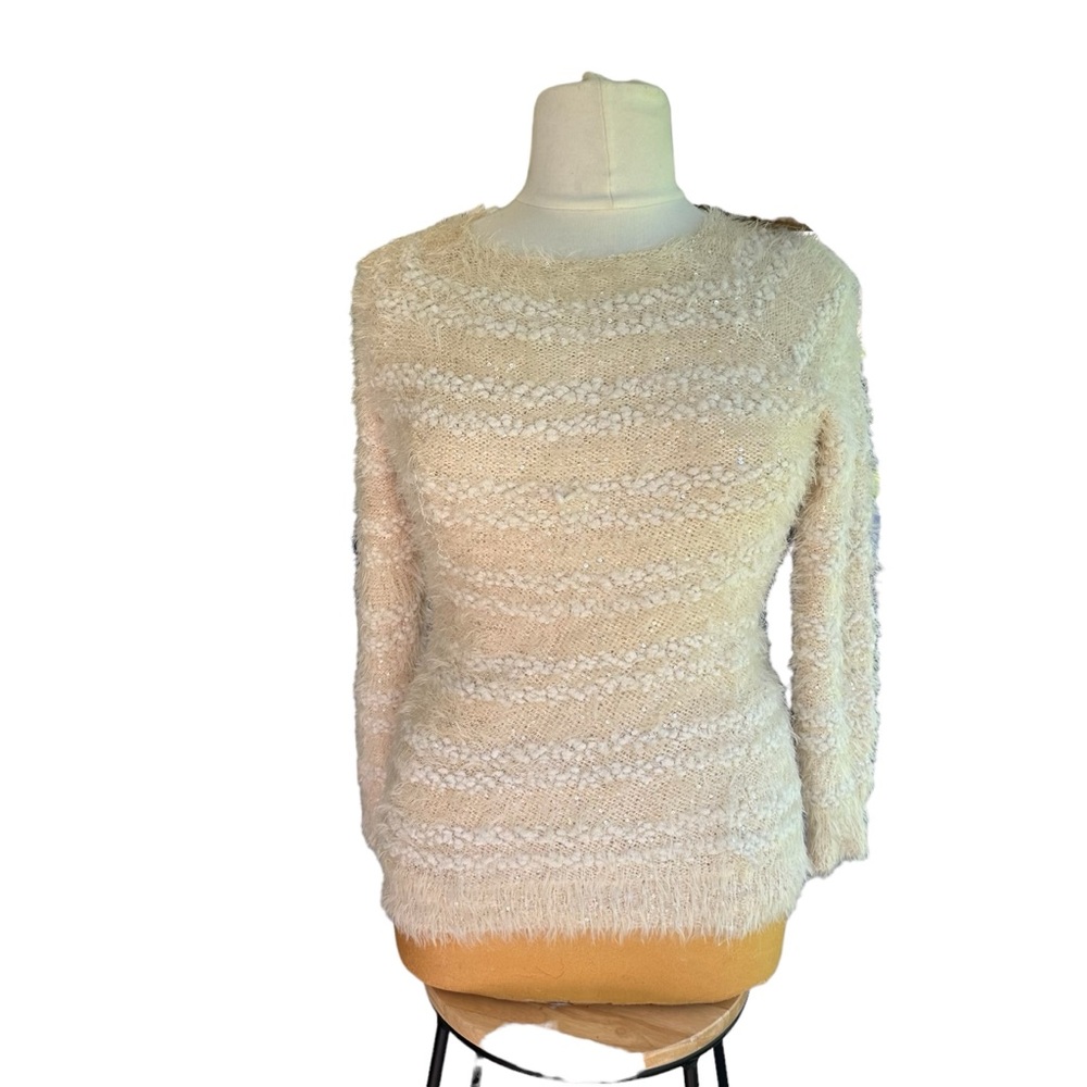 Katsumi Soft  Cozy Long Sleeve Pull Over Casual Sweater SzM